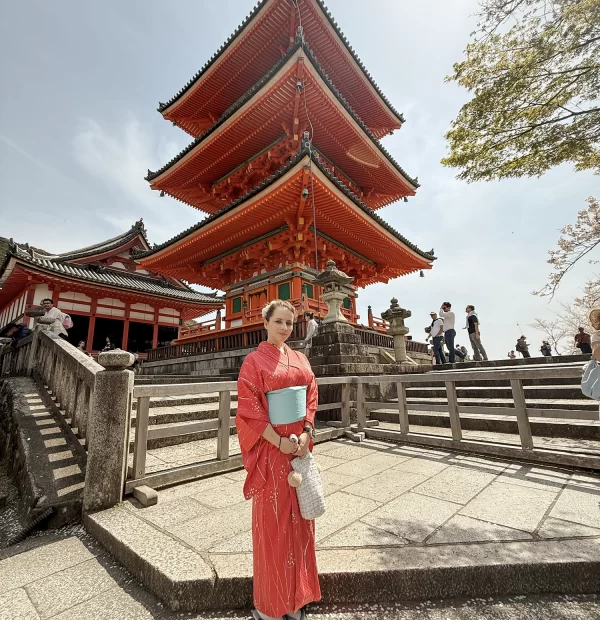 Půjčení kimona Kjóto Japonsko