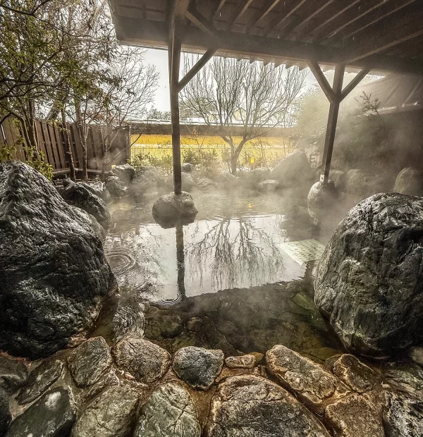 Onsen lázně u Fudži