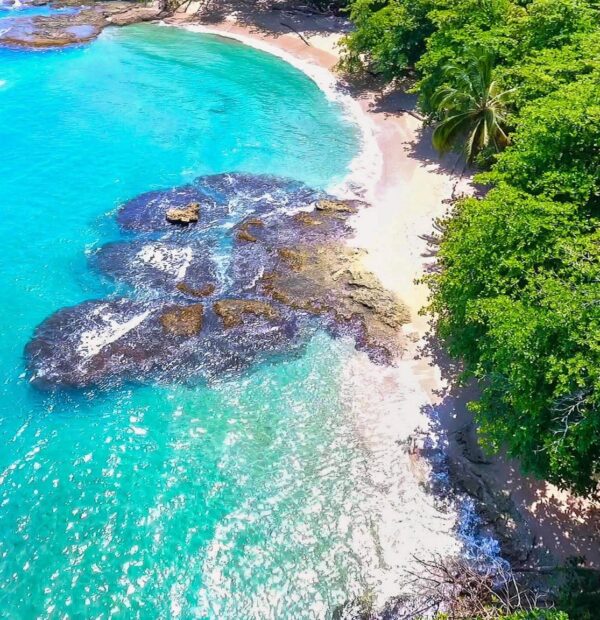 Bílé pláže Kostarika