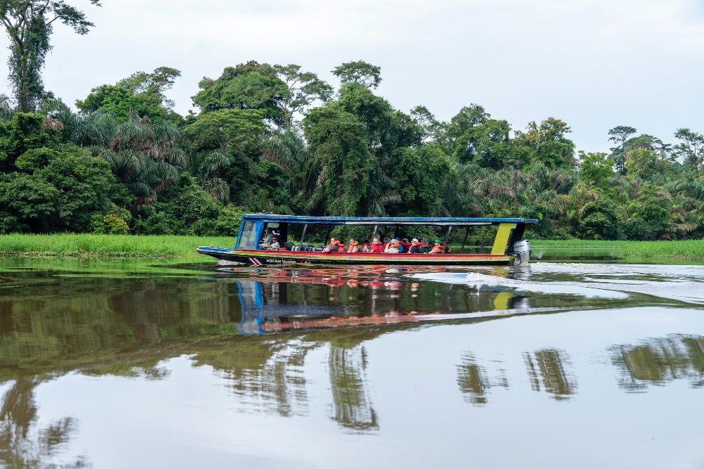 Tortuguero pláž Kostarika karibské pobřeží